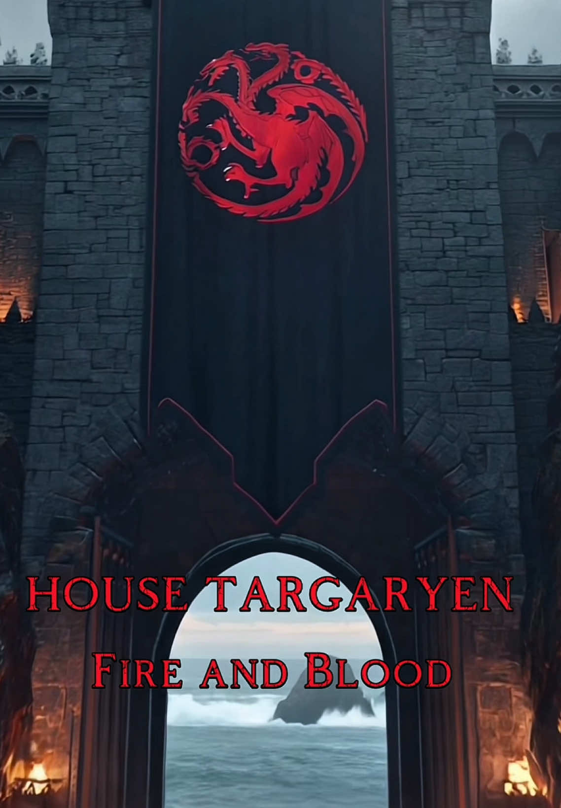 “Fire was our birthright. Blood was our legacy.” HOUSE TARGARYEN-Fire and Blood  #gameofthrones #targaryen #fyp #westeros #gotfans #fantasy 