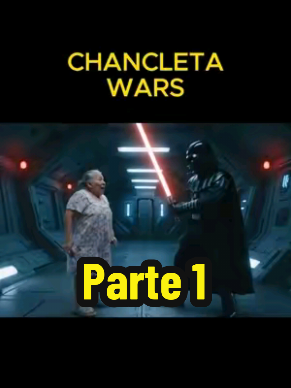 Cuando el Lado Oscuro conoce el poder de la chancleta. #parati #humornegro #neuronarebelde #traumalatino #starwars #gracioso