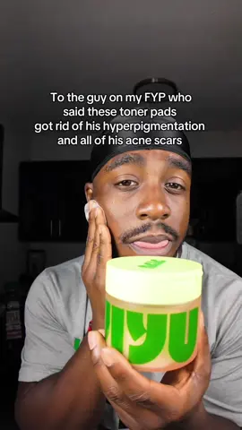 Appreciate you my guy #notmedicaladvice #fyp #resultsmayvary #tonerpad #koreanskincare 