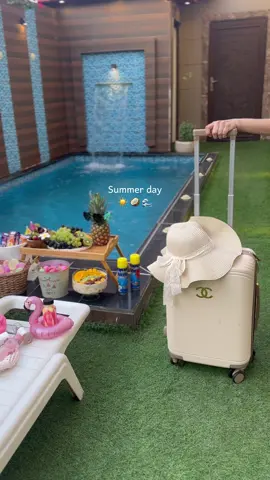 اتوقع كلنا اتصالحنا مع الصيف 😅☀️🌿 #صيف #فعاليات_الصيف #شاليه #الهدا #Summer