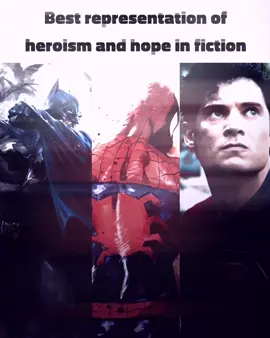 Being good isn't something you are, it's something you do #superman #batman #spiderman #heroism #hope #dc #fyp 