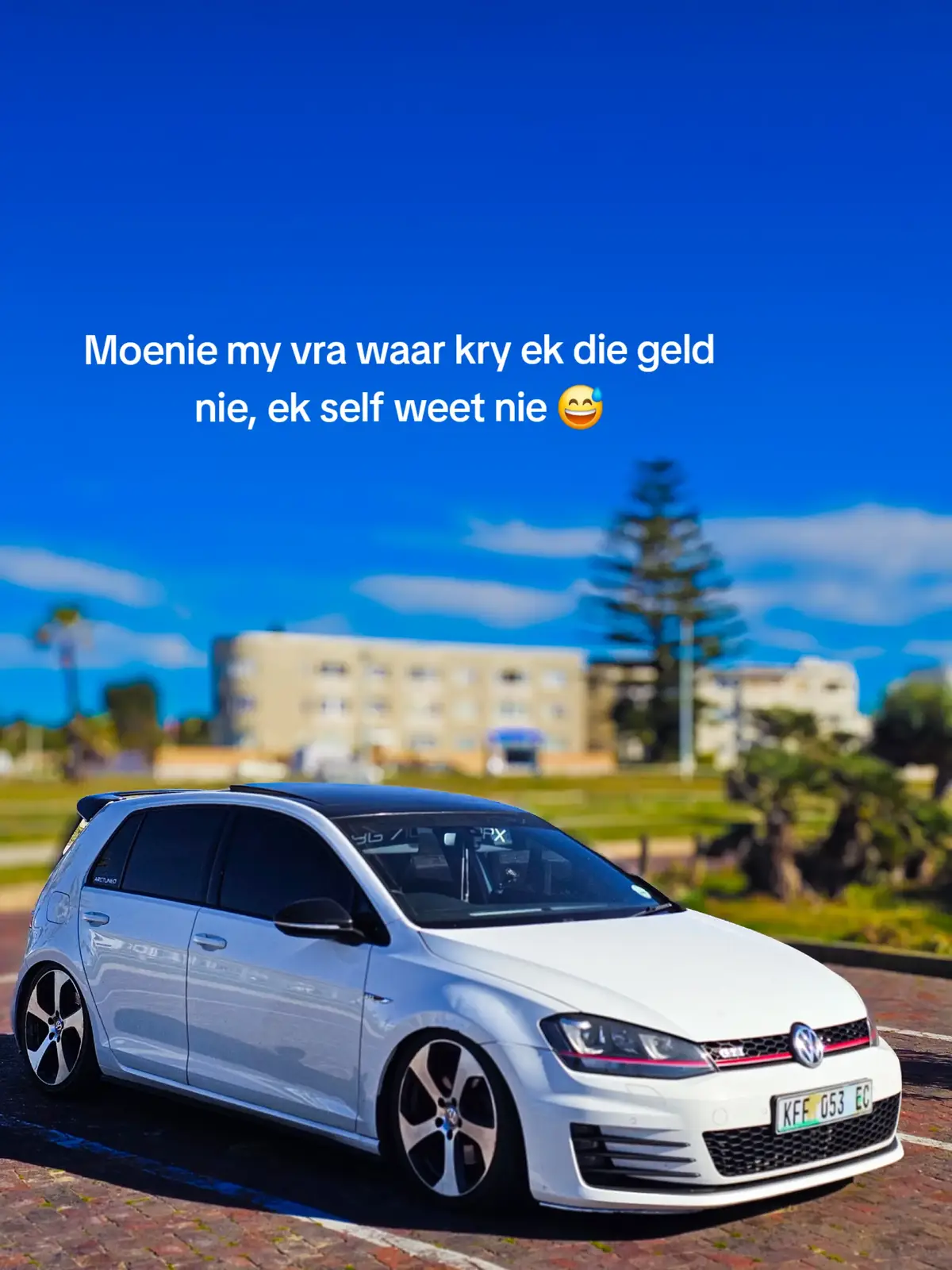Ek werk seker by Volkswagen , Nee Frikkie ek geniet net die lewe 🤣  #mrmichels #foryoupage #fyp #gti #static 