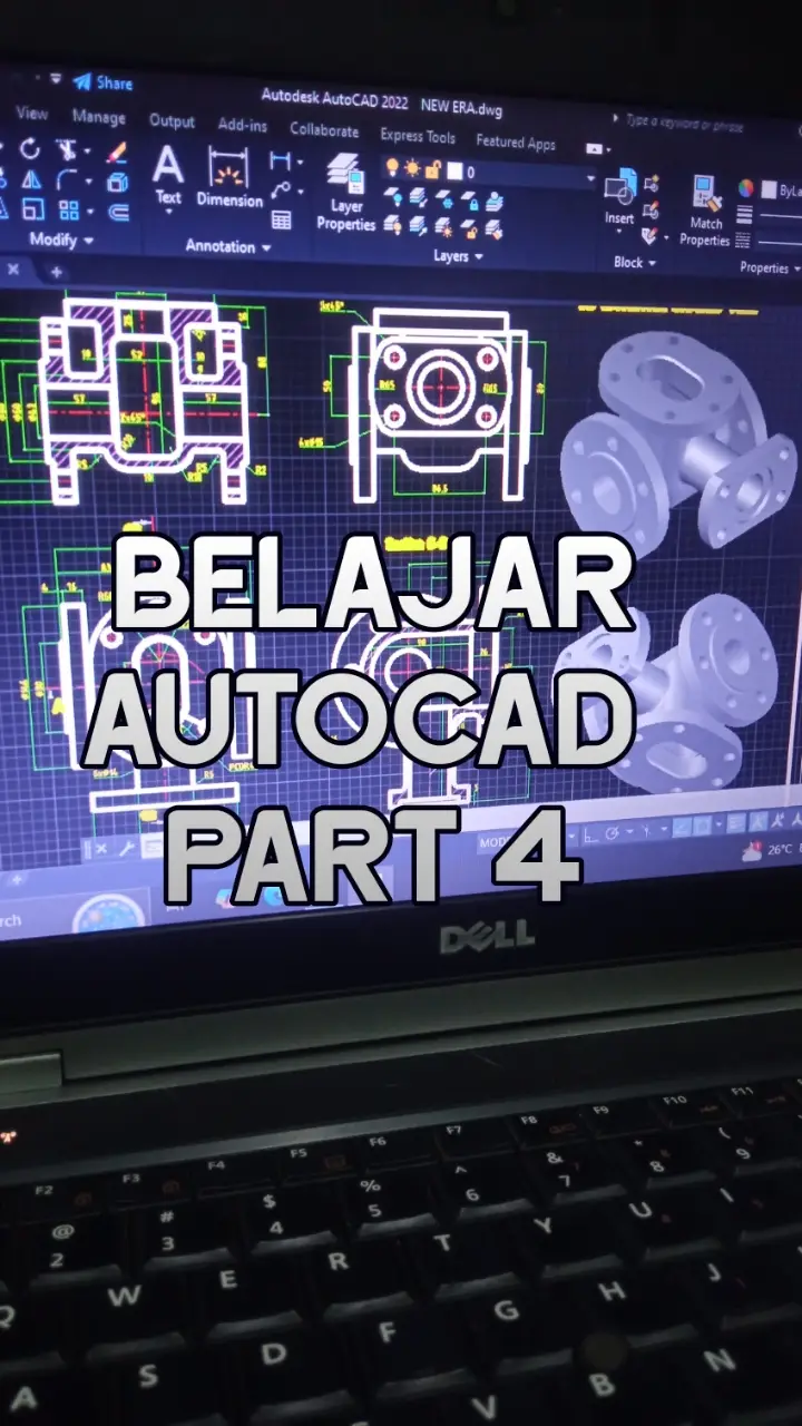 #cad2d #autocad2d #teori #gambarteknik #teknikmesin #drafting 