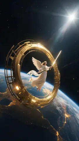 If you believe heaven is real,say”amen”#fyp #angel #archangel #heaven #god #sky #aiart 