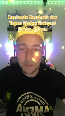 Eines der besten Geschenke in meinem LIVE. Danke, Jens! Für deine Unterstützung für meine Inhalte. @Jens #tiktoklive #livehighlights #livegift #strongfinish #starkerendspurt 