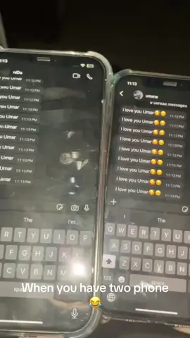Benefits of two phones 😈#unviewsproblems #unfreezemyacount 