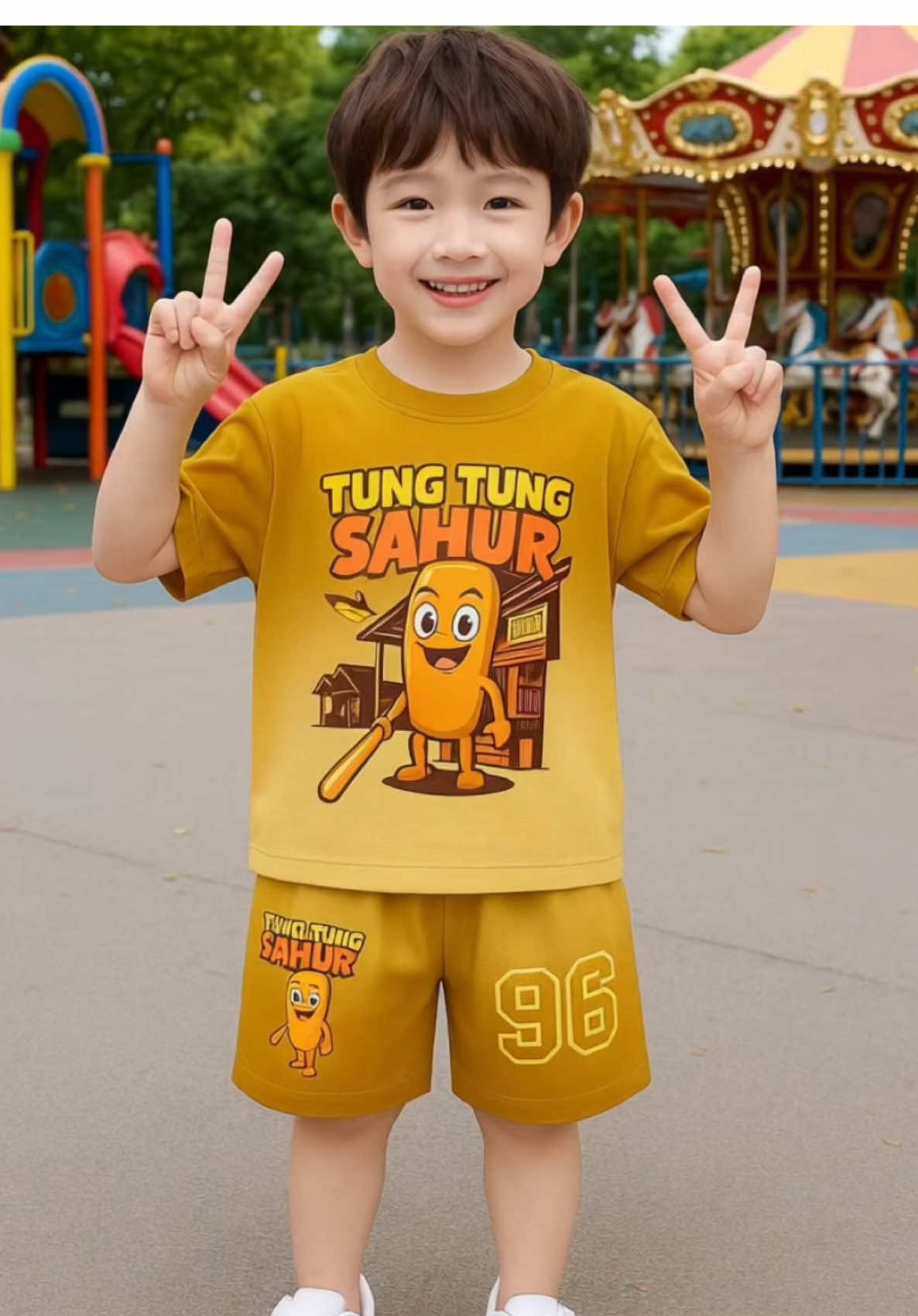 Combo 4 bộ đồ Tungtung Sahur cho bé chất liệu mềm mịn mát #Xuhuong #?tungtungsahur #tungtungsahurus #quanaotreem #thoitrangtreem 