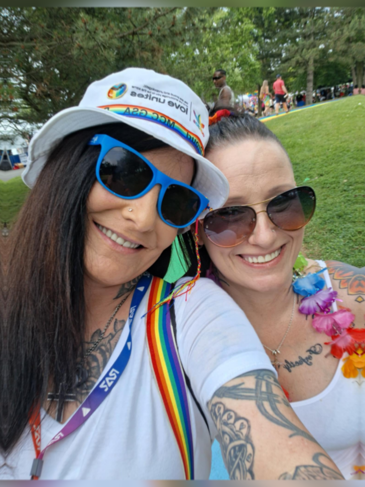 We made it to the 3rd round and are in 5th place in the top ten ♥️ Please vote for us @  https://americasfavcouple.org/2025/cylyna-christie  #fypシ゚viral #marronefam🌈 #worldwidecrew🏳️‍🌈 #LoveIsLove #lgbtq #cnypride 