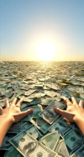 【GenerativeAI×ASMR】　sea of money #ai  #generateai  #money  #asmr 