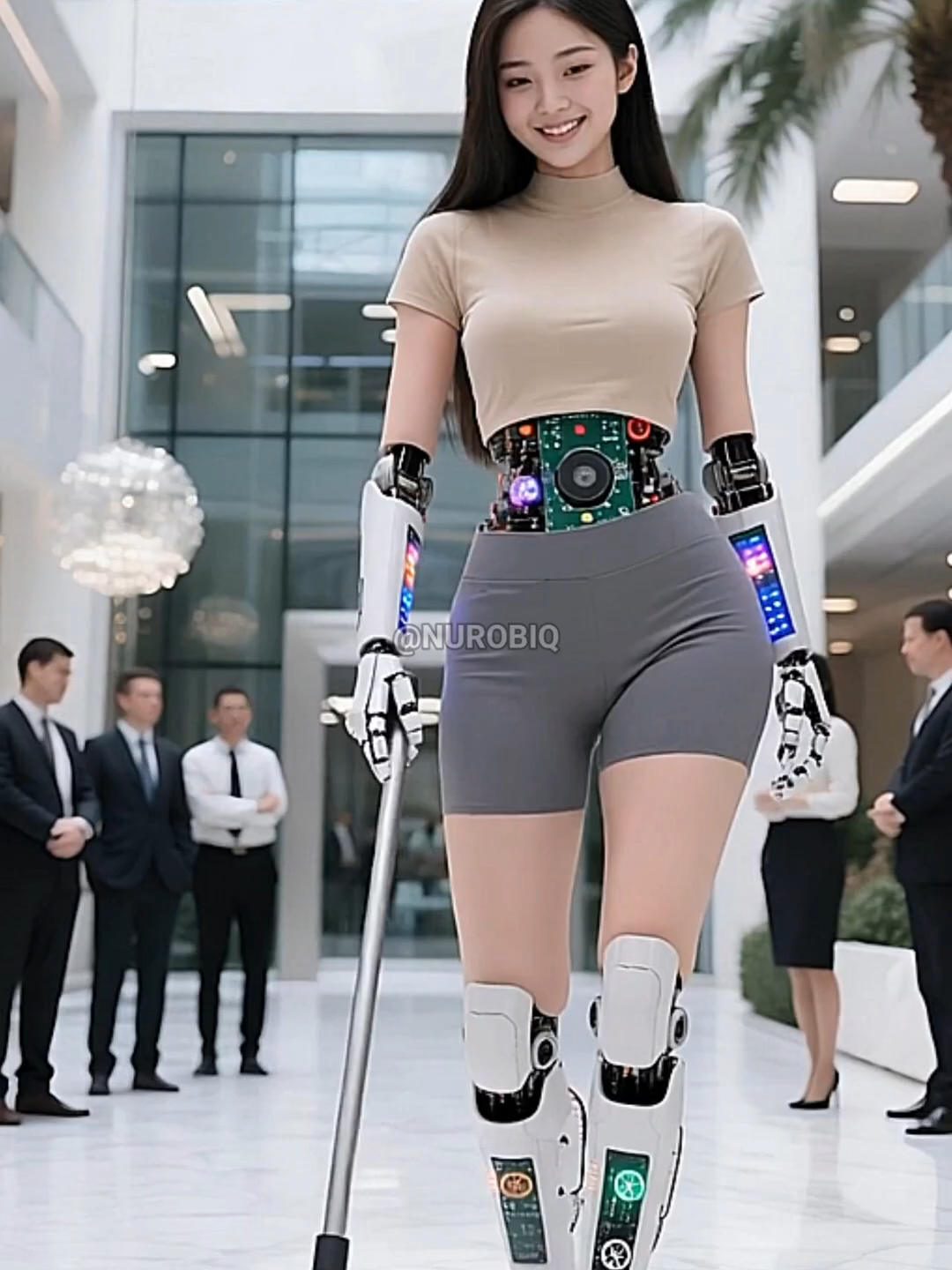 AI tech company tests advanced humanoid robot #robots #robotai #aiart #robotics #humanoid #futuretech #irc