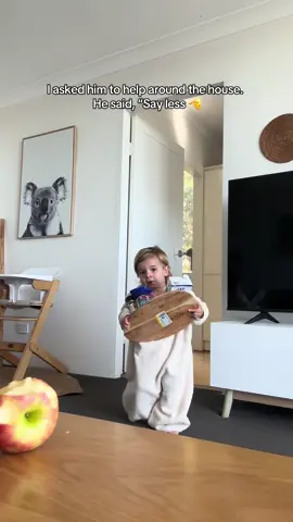 He made the best waffles 🤭  ✨Download my ebook “Little Hands in the Kitchen” if you want your little one to become a cute little chef! + many recipes your bubba will LOVE! Link is in my bio 💕 #toddlersoftiktok #toddler #toddleractivities #babyfood #montessori 
