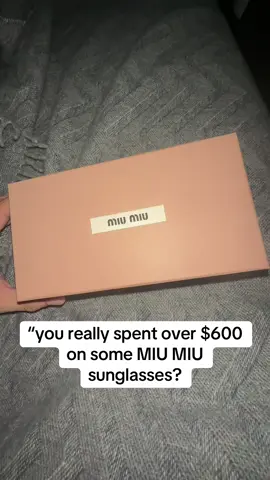 Just say you love them lol @Miu Miu  #sunglasses #miumiu #luxury #unboxing #fashion #Summer #designer #style 