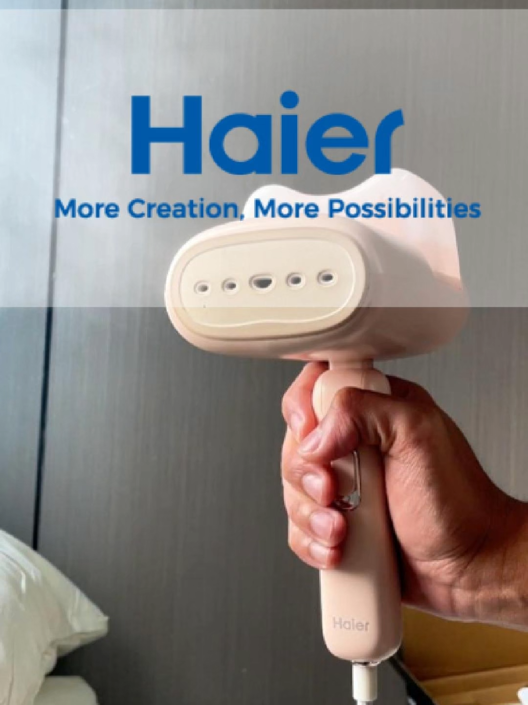 Wrinkle-free in just seconds? Yes please! 💨  With Haier Handheld Garment Steamer,  kahit on-the-go ka, flawless pa rin ang outfit mo.  No iron board needed. Add to cart now! 🛒 @haier.smallappliances #Haier #haiersmallappliances #MoreCreationMorePossibilities #haiersteamiron #steamiron #steameriron #ironsteamer #portablesteamiron #ironsteamerforclothes #ironforclothes