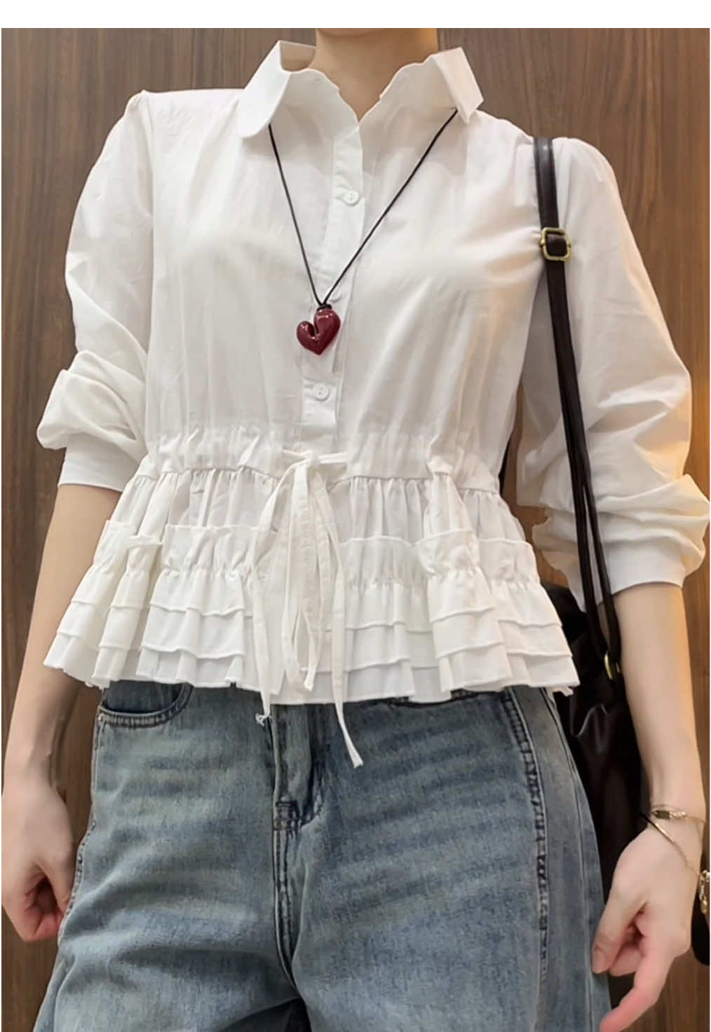 Sơ mi babydoll 🌥️🌸🌻✨ #reviewthoitrang #aosomi #babydoll #somidaitay 