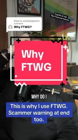 Replying to @JordenEggleton this is why I invest into FTWG. Also please watch to the end as I have an update on scammers doing th me rounds at the moment.  This is not investment advice. When investing, your capital is at risk. Forecasts are not indicative of future performance. Terms and fees may apply.