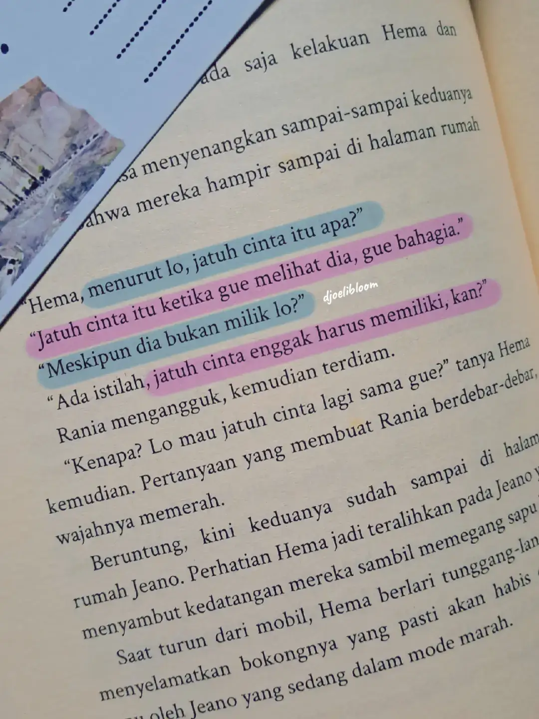 jatuh cinta itu aneh, ya...  bahkan tanpa memiliki pun, kita bisa tetap merasa penuh #bandungafterrain 