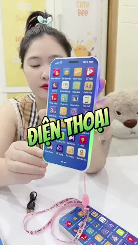 Điện thoại cho bé nhiều chức năng nhại giọng nghe nhạc #vickidshop #mebimhiendai #mebimsuachamcon 