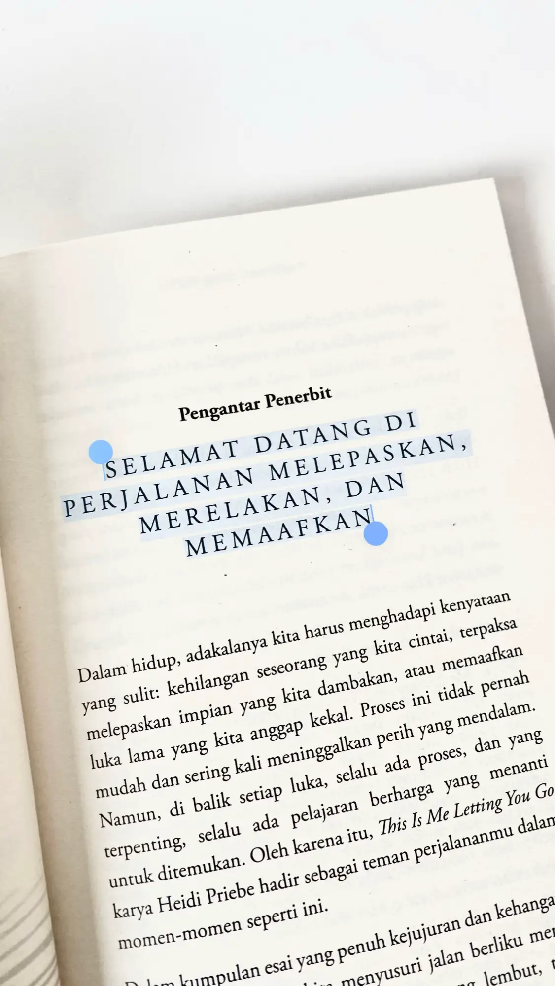 #thisismelettingyougo #quotesbook #bukuselfimprovement #rekomendasibuku #quotesofbooks #bookrecommendations #bukurekomendasi 