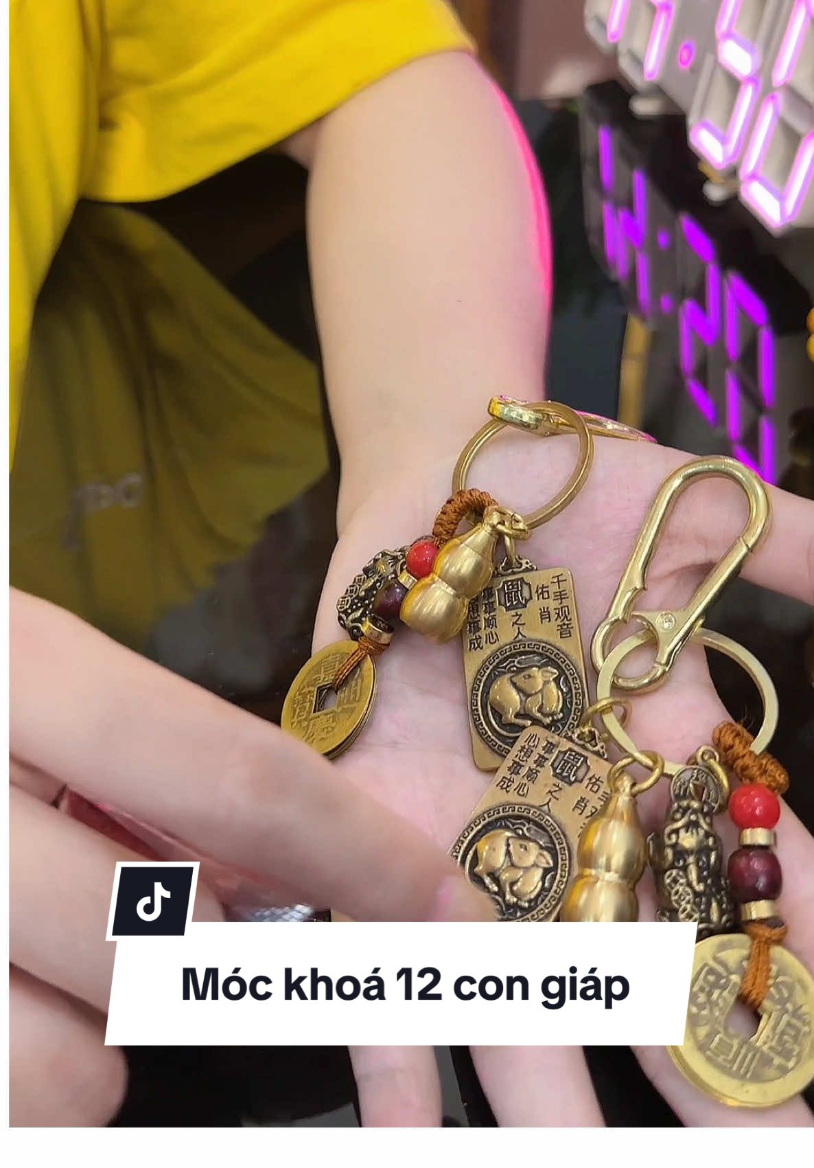 Móc khoá 12 con giáp #mockhoa12congiap #mockhoaphongthuy #xuhuongtiktok @Thủy Bi 96 