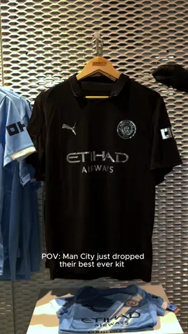 Did Man City just drop their best kit ever? 🖤 Available now via the link in our bio 📲