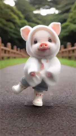 Poncho Pig Dance #ブタさん #ペットダンス #ポンチョ #pigdance #petdance 