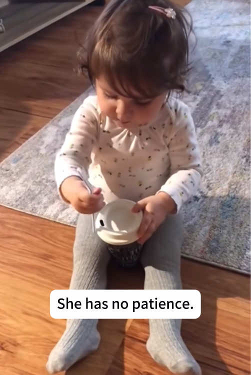 Is your baby patient ?🤣#Love #cute #happy #cutebaby #baby #funny #viral #funnyvideos #foryou #fyp 