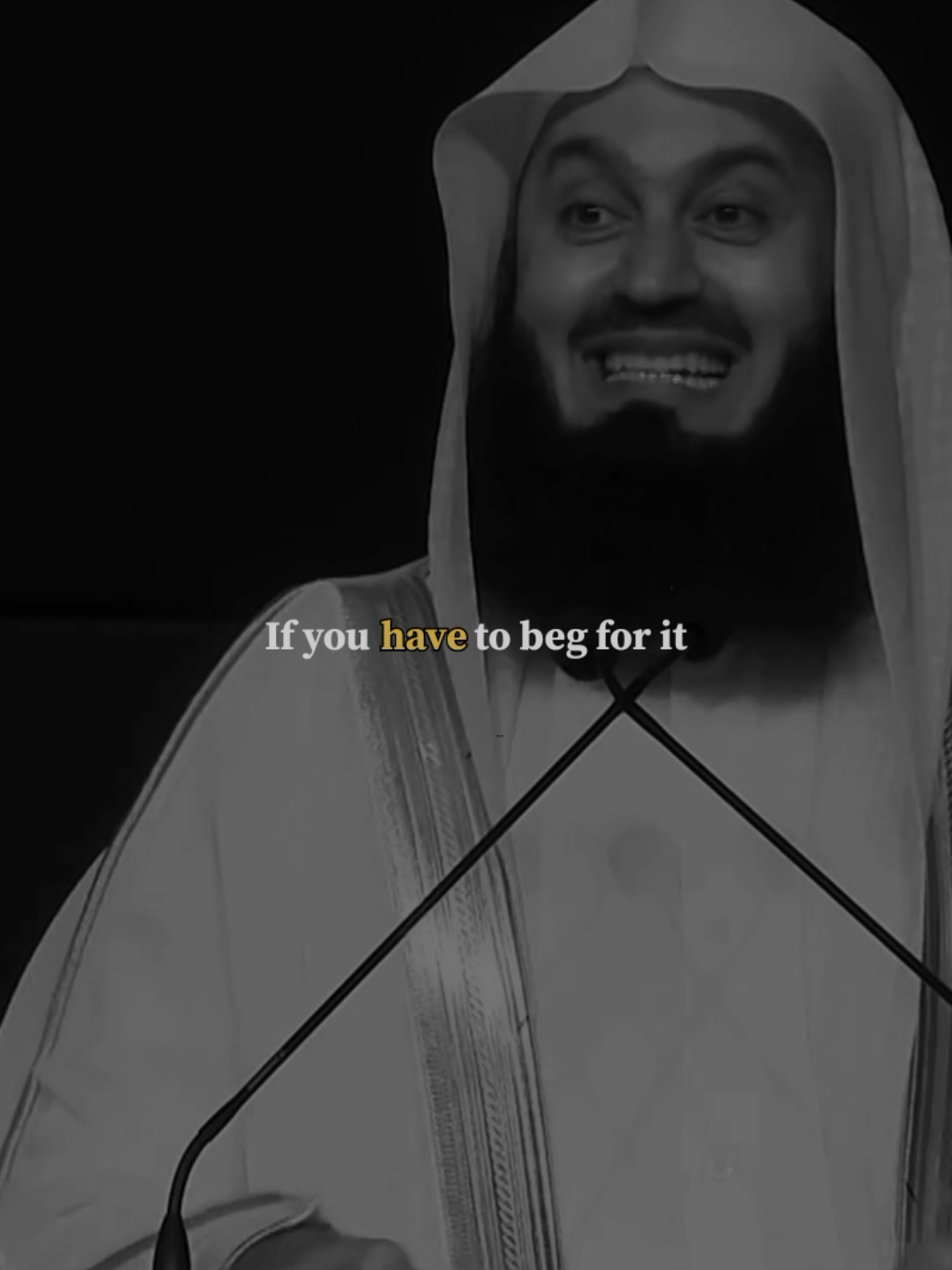If you habe to beg for it.. its not? #MuslimTikTok  #IslamUSA  #LondonMuslims  #FaithTok  #QuranVerses 