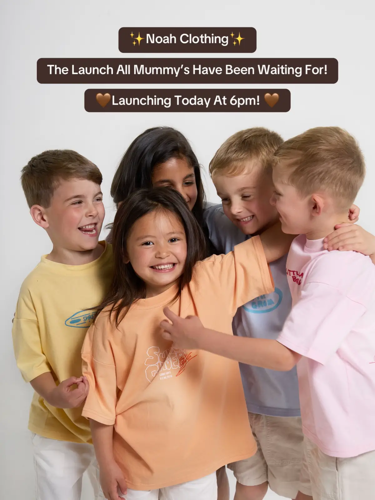 The One Brand You and Your Little One Can Agree On🤎 LAUNCHING 6PM TODAY - LIMITED STOCK ✨ #noahclothing #launching #startup #kidsbrand #mumsoftiktok 