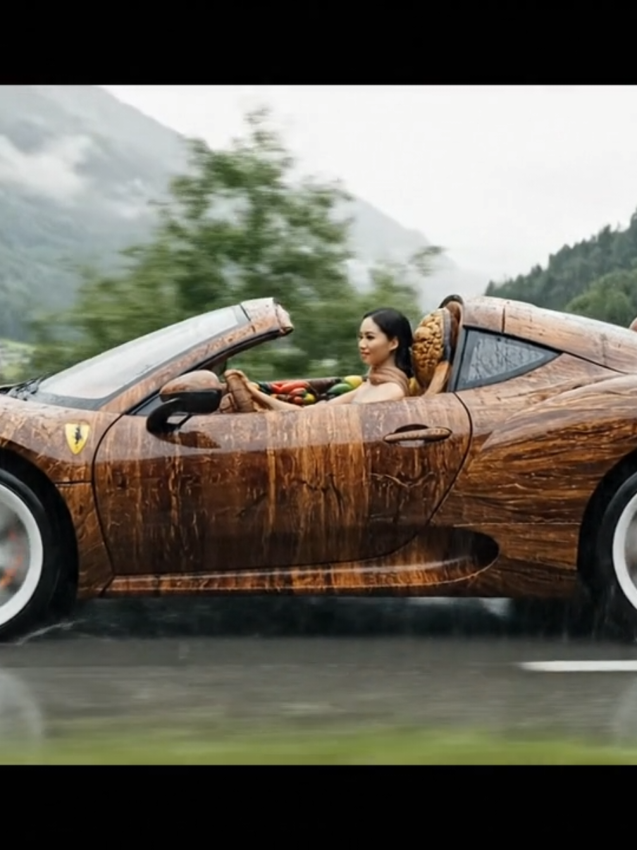 AI cars and sounds #ca #carai #veo #fruitcar #fyp 
