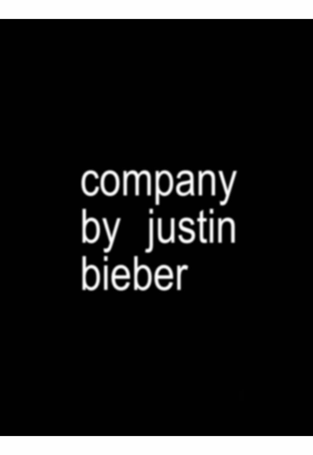 company - justin bieber #lyrics #song #justinbieber #bratlyrics #fyp 