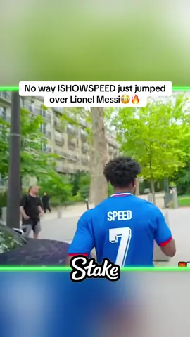 No way ISHOWSPEED just jumped over Lionel Messi😳🔥 #Speed #ishowspeed #europe #speedclips #ishowspeedclips #kaicenat #irl #europetour #ishowspeedeuropetour - speed or ishowspeed irl stream in europe tour - ishowspeed live in france #france #🇫🇷 