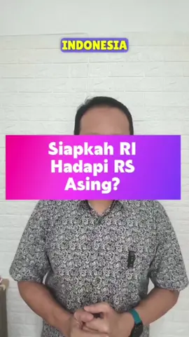 Rumah Sakit Asing Masuk Indonesia? Harus Senang atau Waspada? Katanya layanan kesehatan kita bakal naik kelas… tapi siapa yang siap bayar harganya? Banyak orang Indonesia ke luar negeri buat berobat, tapi kalau rumah sakit asing beneran buka di sini… ➡️ Gaya hidup bisa berubah ➡️ Biaya kesehatan bisa melonjak ➡️ Asuransi bisa jadi satu-satunya penolong Sebagai agen asuransi & warga yang peduli, aku semangat banget... tapi juga mikir, kita semua siap nggak? Kamu sendiri gimana? Mau tunggu biayanya naik, atau siapin proteksi dari sekarang? Full penjelasannya di video ini. Nonton sampai habis ya, biar kamu ngerti kenapa ini bukan sekadar kabar biasa. --- #IndraHadiwidjaja #PruFliks #FinancialPlanning #OJKPeduli #OJKIndonesia           @id_prudential @ojkindonesia @sikapiuangmu @kontak157 @satgas_pasti