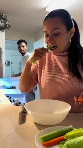 Using my teeth to cut my husband’s vegetables 🤣🤣 #funny #pranks #scaring #fyp #viral #funnyvideo #scare #scared #scary #scarecam #usa_tiktok #jumpscare #jumpscare #scareprank
