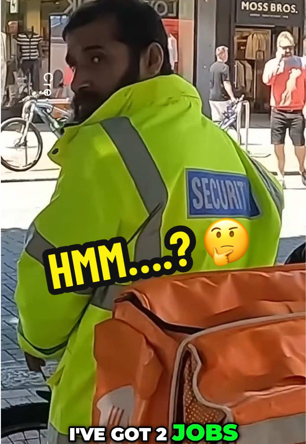SECURITY GUARD & DELIVERY DRIVER… 👀 #security #deliverydriver #pinac #southampton #hmm 