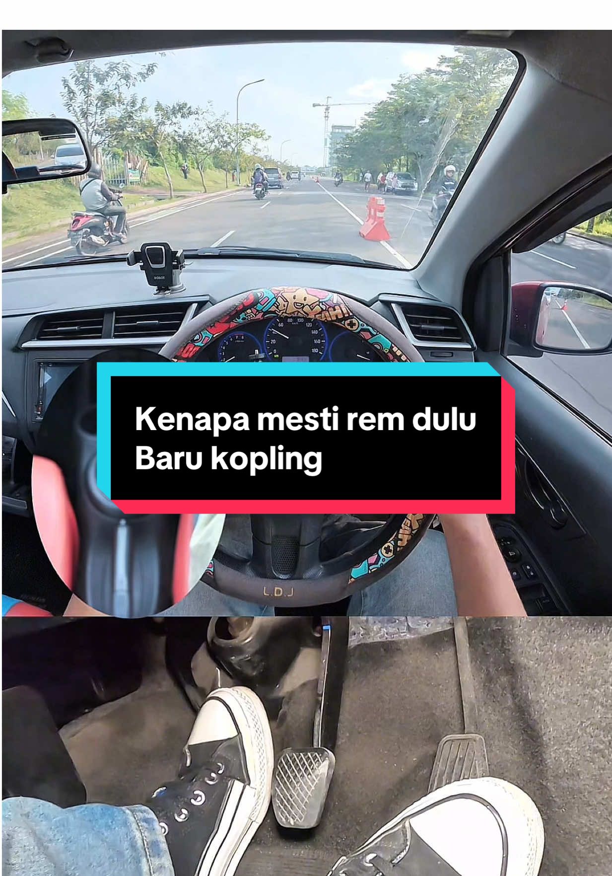 Rem dulu baru kopling - Tutorial mobil manual #nurjakafirmansyah #belajarmobil 