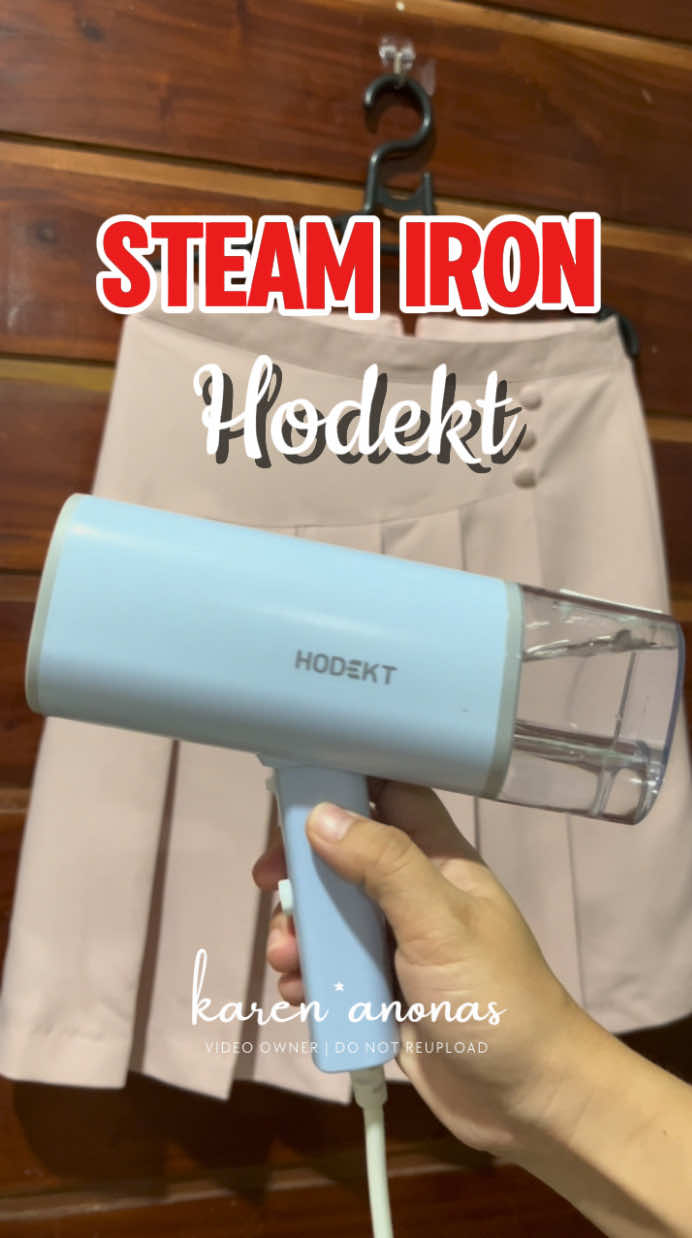 Replying to @lhen mabilis gamitin at less hassle pa dahil no more kabayo na ! 🥰 Steam iron. #steamiron #portableiron #garmentsteamer #ironingclothes #householdappliances #appliances #MomsofTikTok 