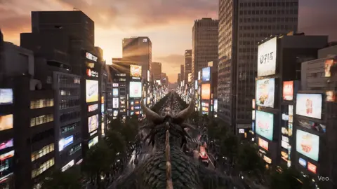 POV: Dragon rider Flies Above beautifulTokyo Famous Place . Follow the dragon rider into endless War landscape  #dragon #pov #fantasy #magic #medievaltiktok #fanfiction  #4k 