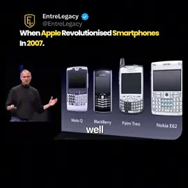 When Apple Revolutionised Smartphones. #quoteoftheday #entrepreneur #fyp #motivation #success #reels #aesthetic #entrepreneurlife  #entrepreneurship #businessmindset #millionairementality #grindmode #hustlehard #financialfreedom #moneygoals 