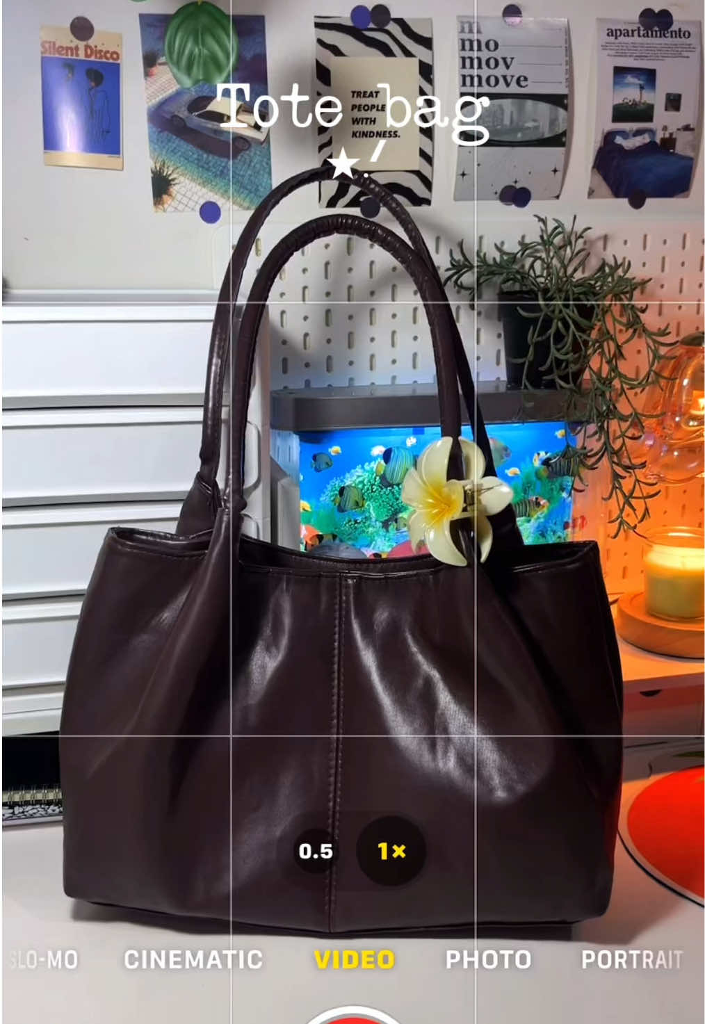กระเป๋าทรงสวยมาก💭🍎⭐️ #totebag #กระเป๋าทรงโท้ท #กระเป๋าใส่ของได้เยอะ #กระเป๋าแฟชั่น #กระเป๋าหนังpu #fyp 