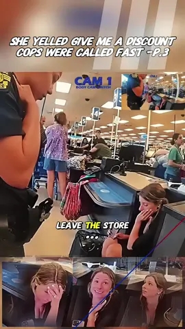 She yelled give me a discount cops we’re called fast #cops #police #policeofficer #copsoftiktok #news #viral #fyp #woman #arrest 