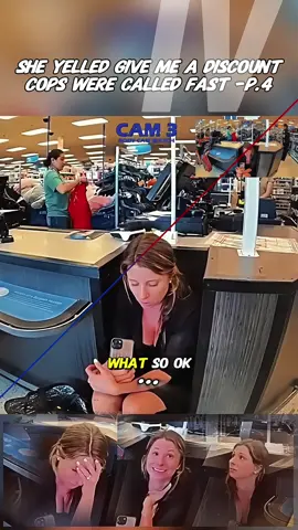 She yelled give me a discount cops we’re called fast #cops #police #policeofficer #copsoftiktok #news #viral #fyp #woman #arrest 