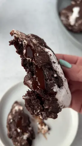 Day 4 week of Christmas cookies: hot cocoa cookies 🎄🎄🎄🎄 1 and 1/2 cups all purpose flour 1 stick + 2 tablespoons of butter, melted 4 packets dark chocolate hot cocoa 1/2 cup dark brown sugar 1/3 cup dark cocoa powder 1 teaspoon vanilla extract 2 eggs 1/2 teaspoon baking soda 1/2 teaspoon salt 3.5 ounce bar of dark chocolate, chopped 2/3 cup marshmallow fluff, plus more for decorating 🎄remember don’t fill mix in the fluff, chop and fold it in to get a marbled look🎄 #FoodTok #recipesoftiktok #recipesforyou #recipeoftheday #bakingtiktok #cookies #christmascookies #cookiesforsanta #hotcocoacookies 