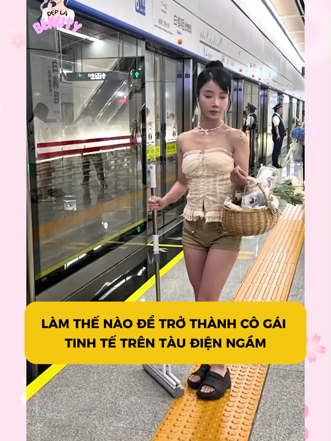 CÁCH ĐỂ TRỞ THÀNH MỘT CÔ GÁI TINH TẾ TRÊN TÀU ĐIỆN NGẦM #douyinmakeup #xuhuongtiktok