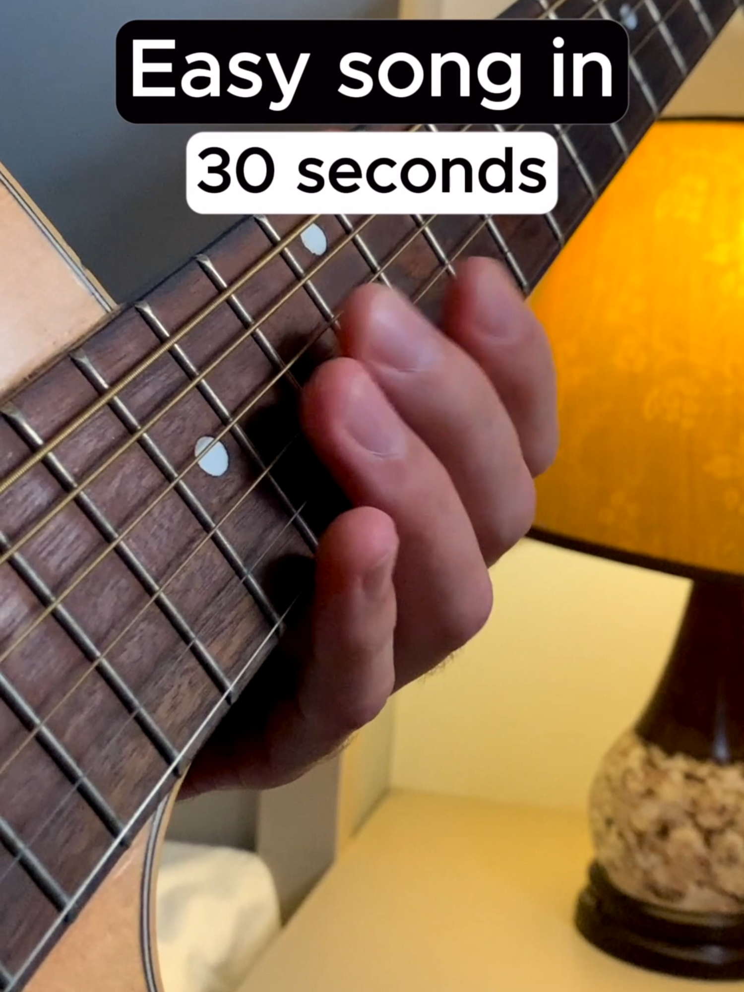 Easy melody in 30 sec #guitartutorials #guitartok #easyguitartutorial