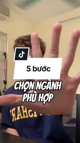 5 bước chọn ngành dễ như ăn bánh #hapvieu #hocsinh #sinhvien #LearnOnTikTok #chonnganhnghe 