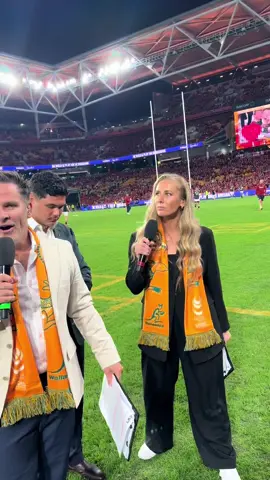 Wallabies vs Lions. 🎤  #kisscam #rugby #lionstour2025 #brisbane #wallabies #sports #fyp