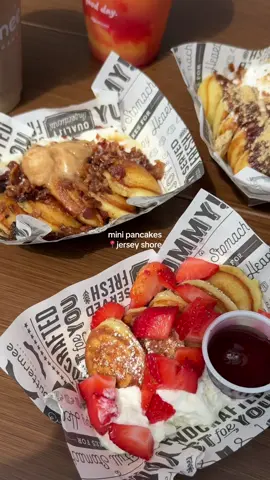mini pancakes were not on my summer bingo card but they should’ve been 😍😍 #minipancakes #jerseyshore #longbranch #asburypark #njrestaurants #njeats #njfoodie @Buttermee Pancakes 