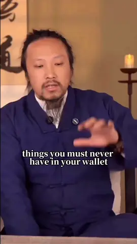 Never Put These in Your Wallet!#Fengshui #energy #whealth 