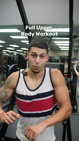 Full Upper Body Workout #gym #workout #upperbodyworkout #fyp #foryou 
