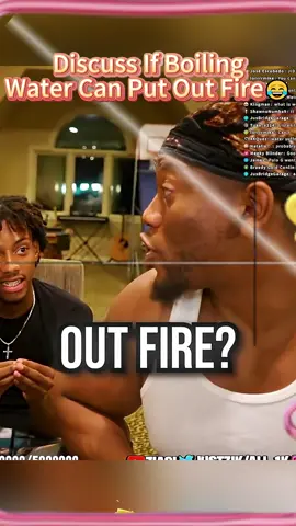 Zias & B Lou Discuss If Boiling Water Can Put Out Fire😂